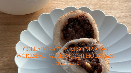 Collaboration Miso making workshop with Mochi House AN.